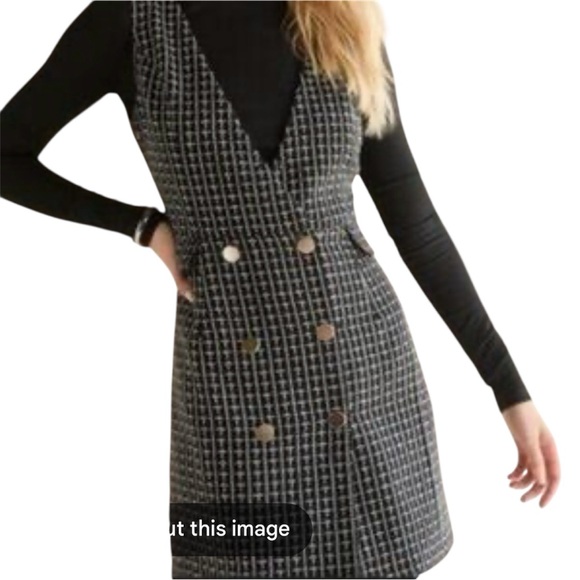 Francesca's Collections Dresses & Skirts - Francesca's Collections Black and White Tweed Mini Dress